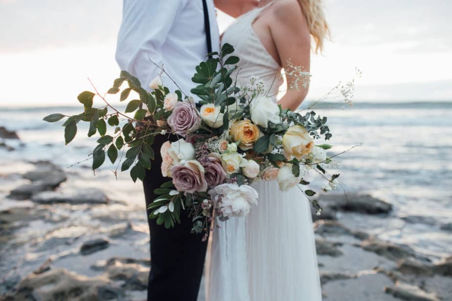 Bouquet during an elopement in San Diego, California.