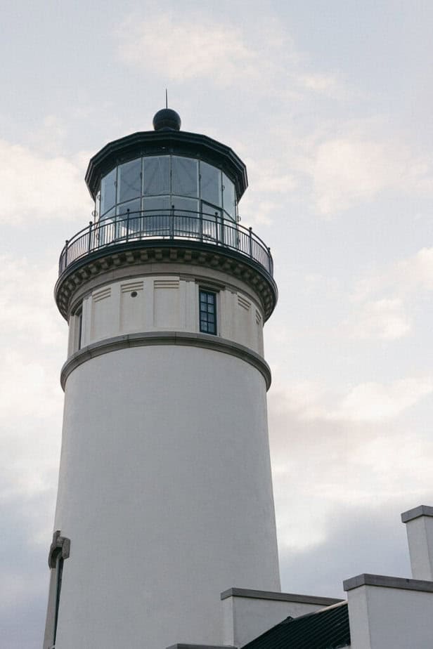 Lighthouse at Cape Disappointment. 